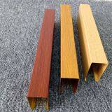 Алюминиевый квадратный профиль различного цвета с древесной текстурой и каменным внешним видом thumbnail-5