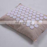 High Quality Plastic Spike 100% Cotton Back Pain Relief Acupressure Pillow thumbnail-1