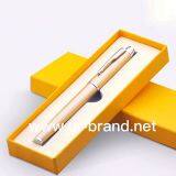 High-End Yellow Color Cardboard Gift Pen Box Pen Display Box For Packaging Business