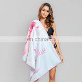 High Quality Sublimation Printing Hotel Shower Quick-Dry Microfiber Beach Towel With Logo thumbnail-4