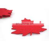 Customized Laser Cutting Maple Leaves Design Felt Placemat From China Supplier thumbnail-6