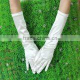 Instyles New Silk Satin Lace Ivory Bridal Gloves Wedding Bride Gloves Elbow thumbnail-1
