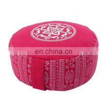 Quality Manufacturer Of 100% Cotton Block Printed Zafu Meditation Cushion Made In India
