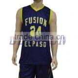 2016 Manuefacturer Wholesale Latest Best Basketball Jersey Design With Logo and Number thumbnail-4