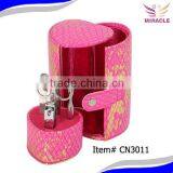 Solid Case Moveable PU Kit Valentine's Manicure Set