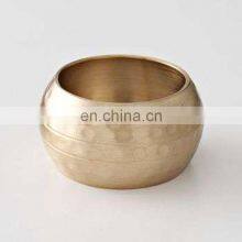 Aluminum Cast Brass Plated Wedding Napkin Ring