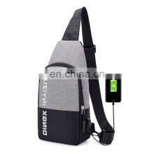 Chest Bag Men's Single Shoulder Bag Casual Sports Tide Brand Messenger Bag Fashion Youth Small Backpack Student Korean thumbnail-4