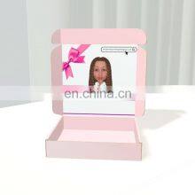 Free Samples Custom Printed Mailer Shipping Carton Folded Kraft Paper Corrugated Carton Packaging Box For Cloths Shoes thumbnail-2