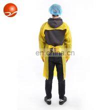 Polyethylene Disposable Medical Yellow CPE Isolation Plastic Gown thumbnail-2