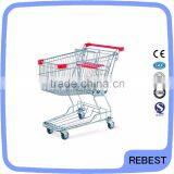 High Quality Supermarket Shopping Cart With Wheels