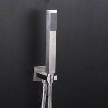 Chromotherapy Shower Set Steel Sanitray Showerhead With Multi-function Rainfall Waterfall Rain Curtain thumbnail-5