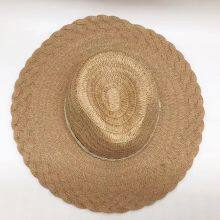 Summer Men's and Women's Big Brim Straw Hat Outdoor Sun Hat Sunscreen Hat thumbnail-3