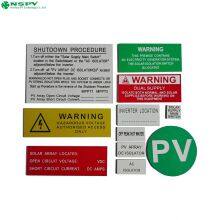 Solar System Warning Label PV Safety Label Kits Warning or Indication Label thumbnail-3
