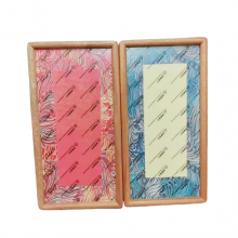 33*16cmXuan Paper Cardboard Edge Protection Thickened Marble Style Black Color Wooden Frame thumbnail-3