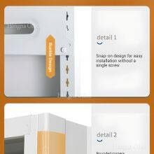Metal Bookselves Without Back Heavy Duty Moluduler Units Library- - Double Sided Modular Book Stacks With Adjustable Shelves thumbnail-4