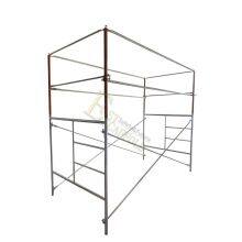 Construction Powder Coated/Hot Dip Galvanized Mobile Guard Rail H Frame Scaffolding Set thumbnail-1