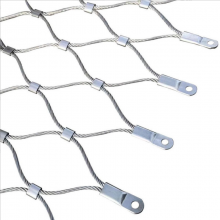 304/316 Edelstahl-Rauten-Kabelnetz für Treppenbeschläge und Zoo-Nutzung thumbnail-1