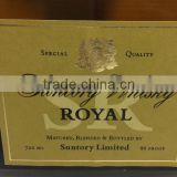 High quality original international brand of whisky for liquor shop