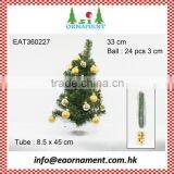Gold Decorative Artificial Christmas Tree thumbnail-3