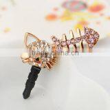 Hot Selling Cute Diamond Cat Dust Plugs For IPhones /Samsung thumbnail-1