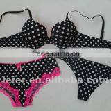 Fashion Extreme Push-up Bra/thong/boyshort Set thumbnail-1