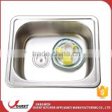 Satin Finish Brushed Treatment Topmount Used Stainless Steel hand wash sink