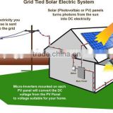 Sustainable roof 10KW whole house on grid solar power system with CE ROHS approved