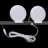 Universal 3.5mm Dual Speakers Music Pillow Speakers Loudspeaker For MP3 MP4 For Mobile Phones PC Computer Laptop Notebook White thumbnail-3