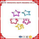 Fashion Style Colorfule Aluminum Snap Hook,Star Shaped Aluminum Carabine Snap Hook thumbnail-1