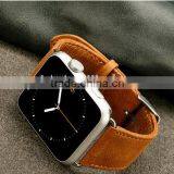 Hot Selling Fashion High Quality Genuine Leather Watchband Strap for Apple Watch Strap