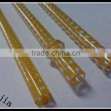Low Price Hard Plastic Print Drinking Straw for Juice
