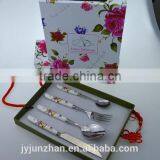 Korean Stainless Steel Cutlery With Nice Gift Box Packing and New Design--Junzhan Factory thumbnail-2
