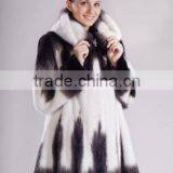 Dyed Mink Fur Coat