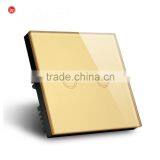 1gang 1way EU Standard, Remote Switch, Crystal Glass Panel Wall Light Remote Touch Switch thumbnail-3