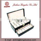 Jinhua Supplier Large Wooden MDF PU Leather Watch Box With Drawer thumbnail-1