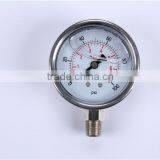 Hot Sale High Quality China Clear 0-600 Bar All Stainless Steel Cheap Pressure Gauge thumbnail-3