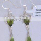 peridot earring