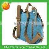 2016 Unisex Retro Classic Canvas Crazy-horse Daily Backpack thumbnail-2