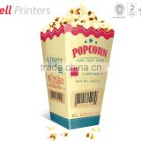 Custom printed popcorn cups with die cut from India