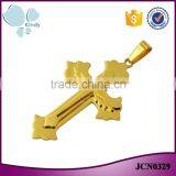 Fashion New Design Jewelry JCN0329 Stainless Steel Cross Necklace Pendants thumbnail-1