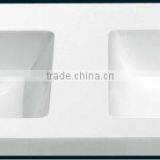 Artificial Stone Rectangular Undermount Bathroom Sink thumbnail-1