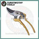 Taiwan 6 1/2" 170MM Light colorful SK5 PTFE blade aluminum Bypass pruning shear Garden Scissors