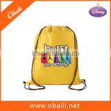Promotional Foldaway Drawstring Backpack Beach Bag / Shoe Bags