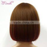 OEM Natural Color Cheap Straight Bob Style Human Hair Wig thumbnail-5