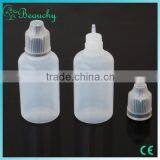 BEAUCHY 50ml e Cig Bottle for PE Material With New Style Cap 50ml Plastic Bottle