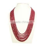 Ruby Beads Nacklace 007