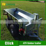 ATV Quad Forest Timber Trailer With Electric Winch Crane thumbnail-5
