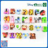Wholesale Fancy Custom Letter Shaped Rubber Eraser for Kids thumbnail-1