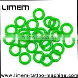 The Professional Colorful Tattoo Machine Silicone Dark Green O Ring thumbnail-1