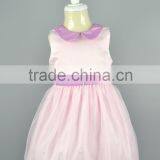 Hot Pink Flower Girl Dresses Polyester Chiffon Wedding Party Dresses Birthday Dress For Baby Girl thumbnail-2